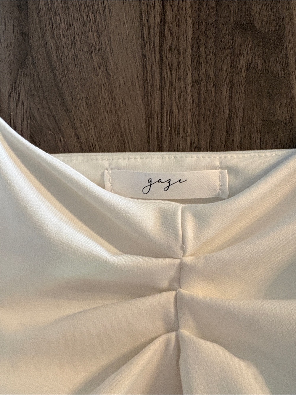 Gaze | White Bodysuit | Snap Closure | - Picture 9 of 15